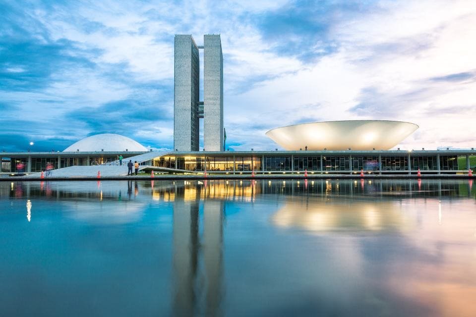 Image représentant la ville de Brasília, ville célèbre au Brésil.