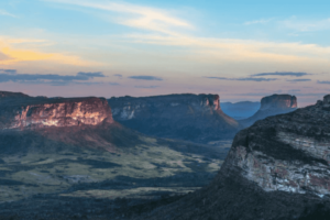 Image representing the Chapada Diamantina in the region of Salvador de Bahia in Brazil on a sunny day.