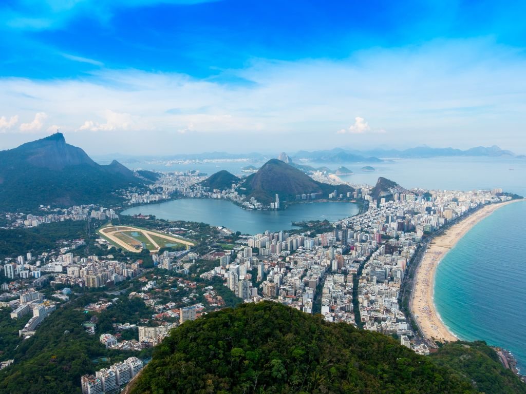 Enjoy the amazing view above Rio de Janeiro from the Two Brothers Hill.