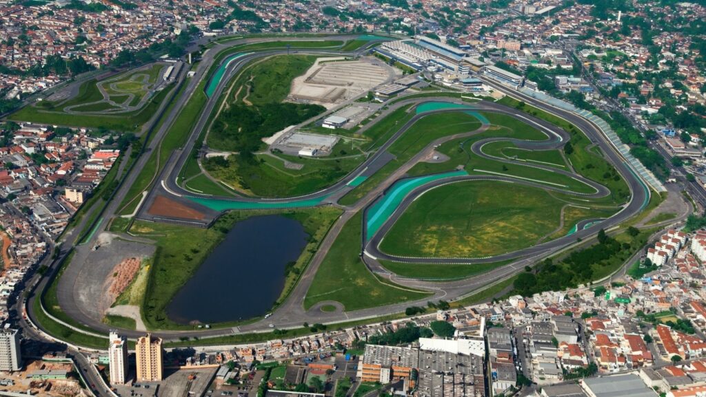 Circuit Aerial View at São Paulo Grand Prix