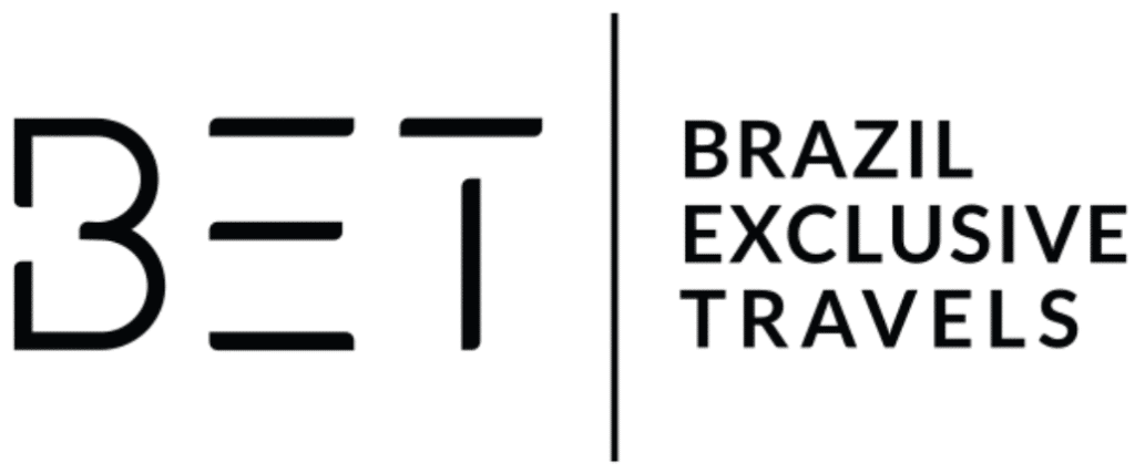 Logo of the company "Brazil Exclusive Travels", a luxury concierge in Rio de Janeiro.