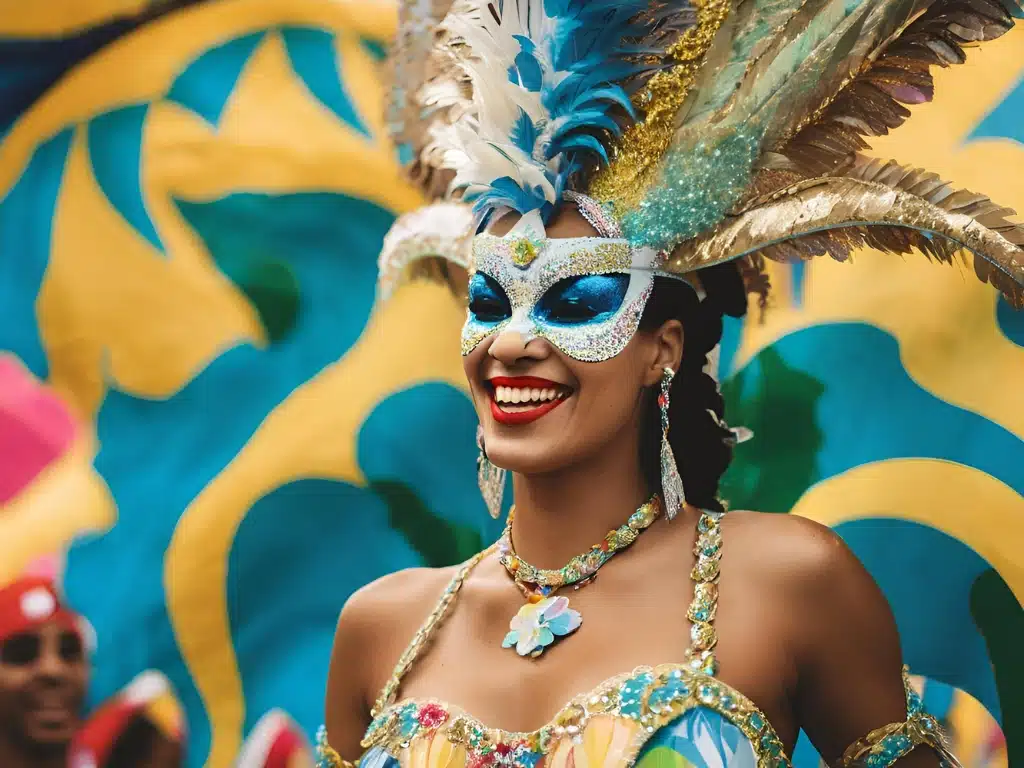 The vibrant and colorful landscape of rio de janeiro during carnival