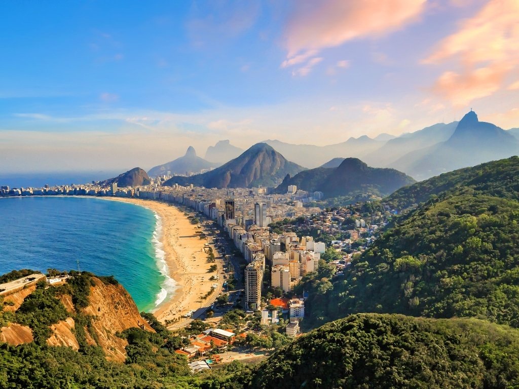 Foto das paisagens do Rio de Janeiro.