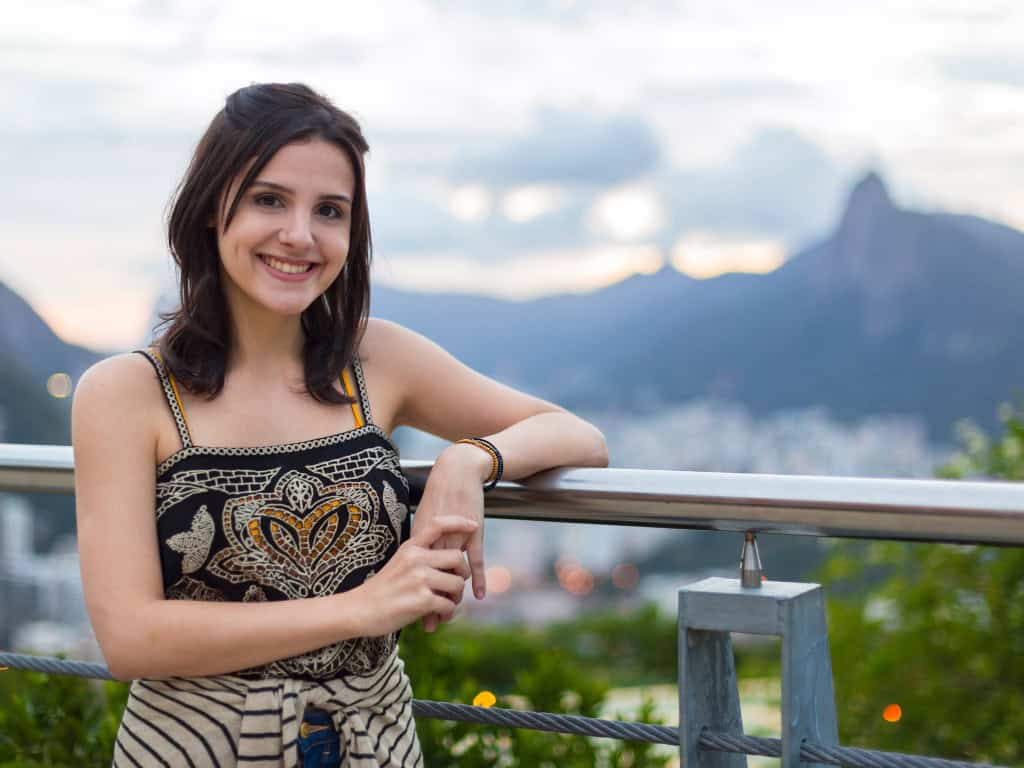 Turista no Rio de Janeiro.