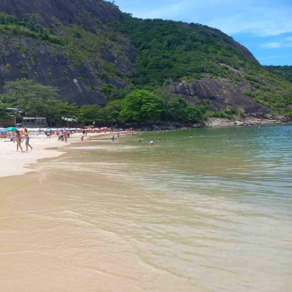 Praia de itaipu in Rio de Janeiro.