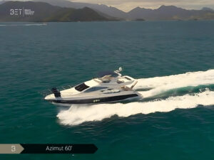 Azimut 60 luxury yacht available for rental in Angra's stunning coastline.