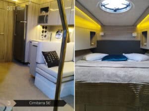 Cimitarra 60 yacht rental cruising Rio's iconic beaches.