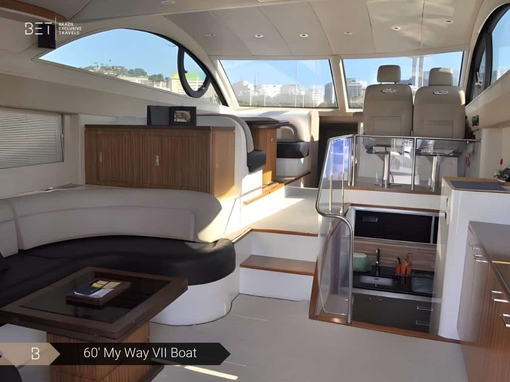 On My Way Boat 60 rental in Rio for luxury and adventure.