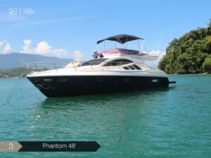 Phantom 48', a 48-foot yacht in Angra dos Reis, Brazil.