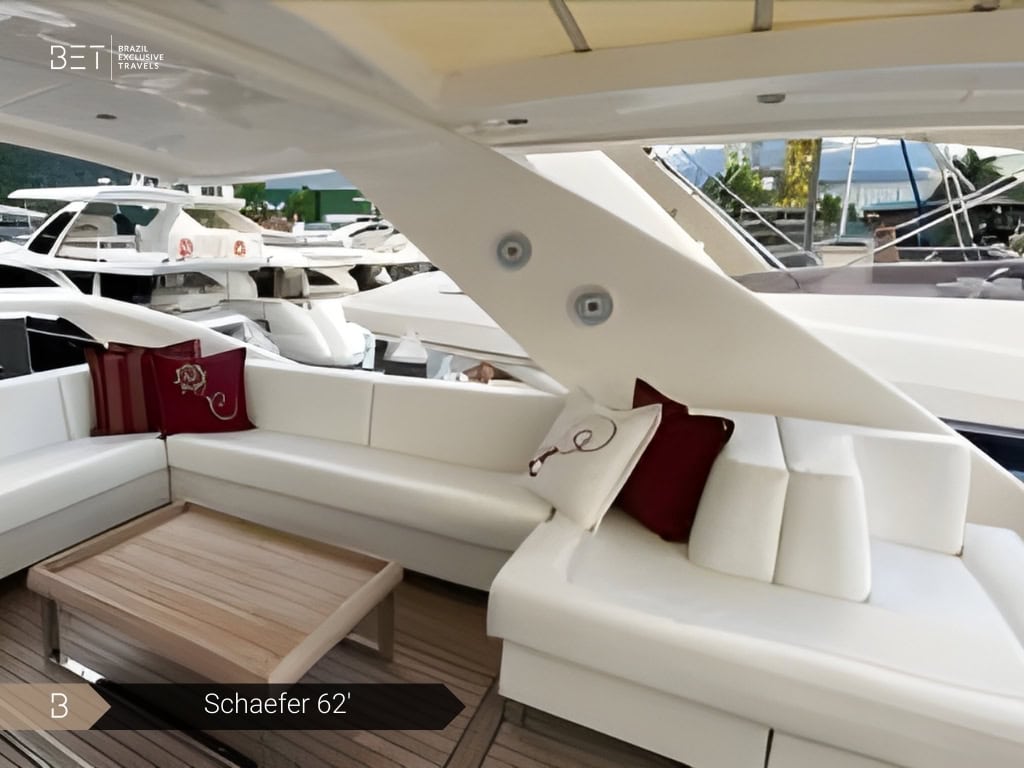 Schaefer 62 yacht rental in Rio for premium ocean experiences.