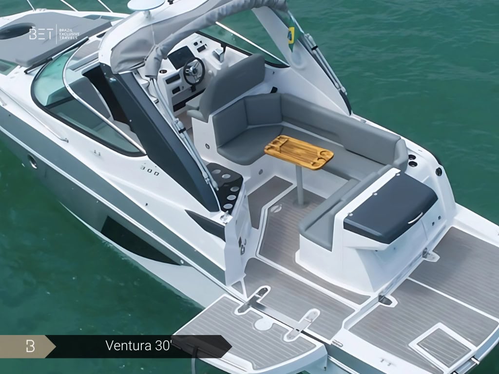Ventura 30 yacht rental in Rio, ideal for small groups.