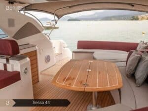 Picture of a Sessa 44', a luxury yacht in Rio de Janeiro, Brazil.