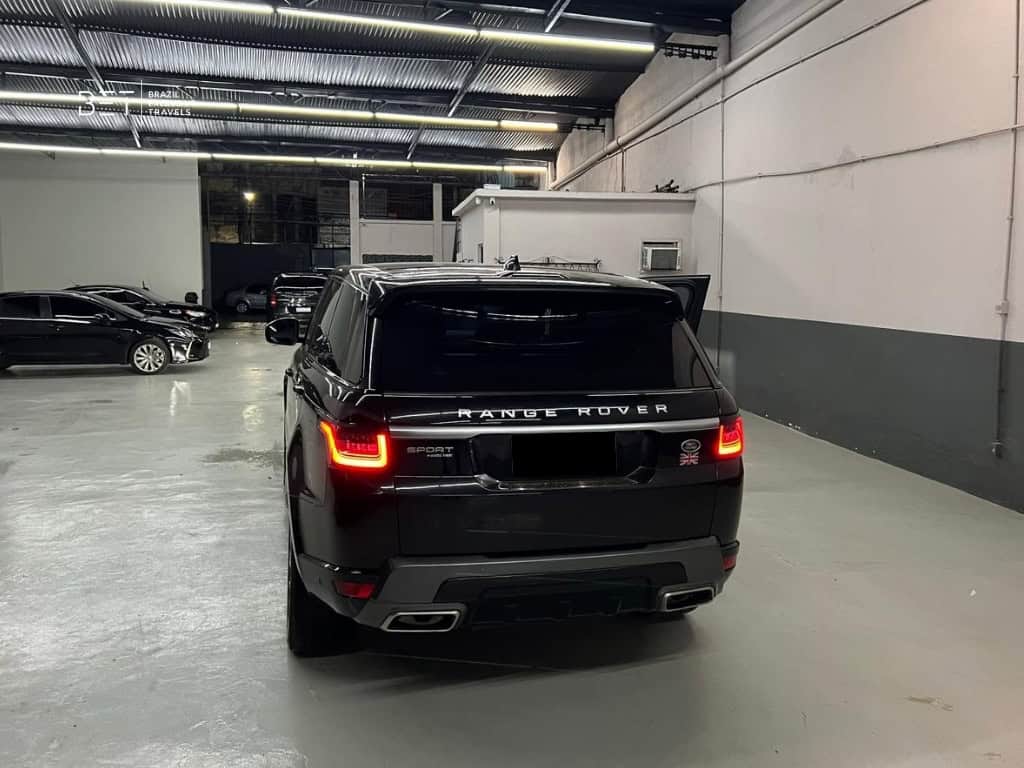 Range Rover Sport luxury SUV rental in Rio de Janeiro, Brazil.