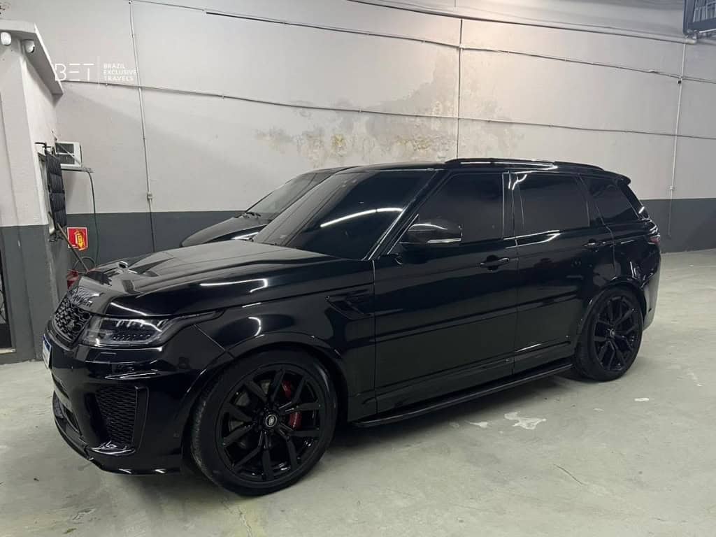 Range Rover Sport luxury SUV rental in Rio de Janeiro, Brazil.