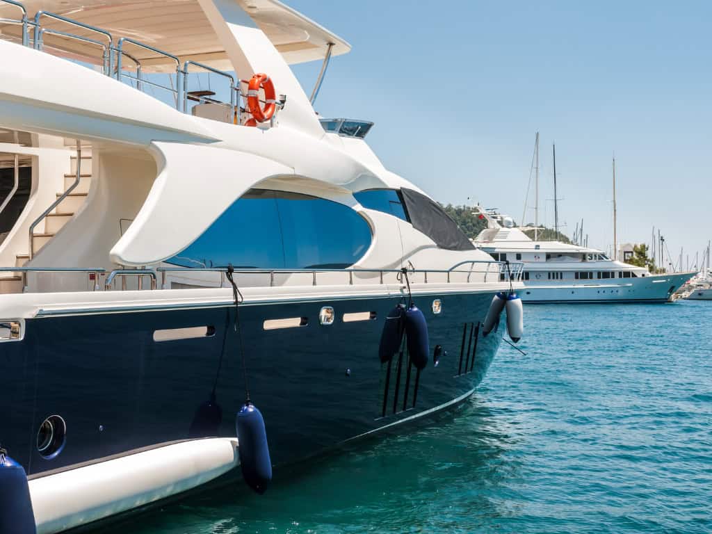 yacht for rental in Rio de Janeiro, Brazil.