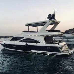 picture of a yacht in Rio de Janeiro, Brazil.