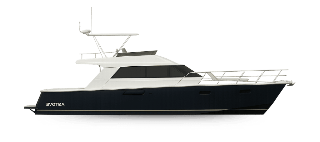 Luxury Astove 51' yacht for boat rental in Rio de Janeiro – perfect for boat tours, private events, and premium yacht experiences in Rio.