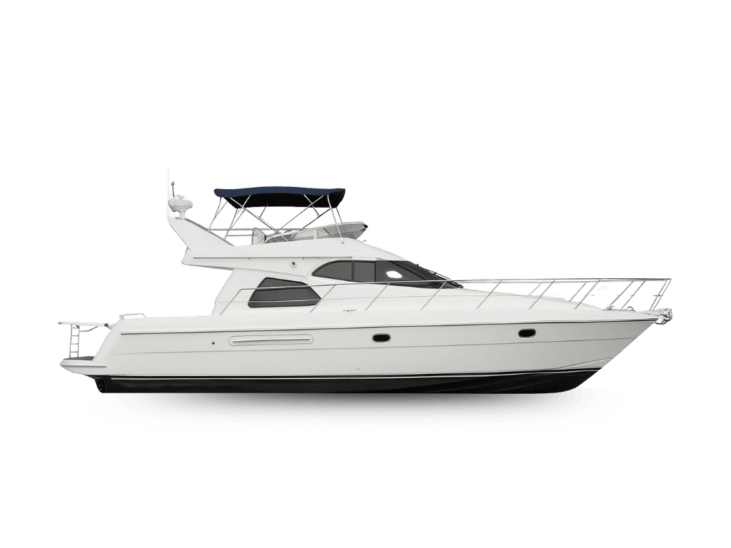 Luxury Intermarine 44' yacht for boat rental in Rio de Janeiro – perfect for boat tours, private events, and premium yacht experiences in Rio.