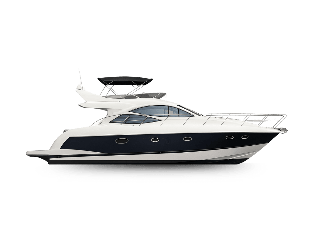 Luxury Phantom 48' yacht for boat rental in Rio de Janeiro – perfect for boat tours, private events, and premium yacht experiences in Rio.