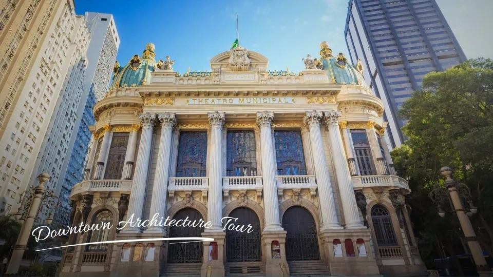 Picture of the Municipal Theater in Rio de Janeiro.