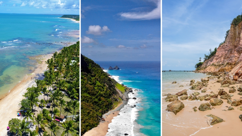 Tourism in Brazil 2025 Marks a New Era for High-End TravelTourism in Brazil 2025 Marks a New Era for High-End Travel (5) Coastal tourism in Brazil highlighted through aerial and scenic shots of Trancoso, Fernando de Noronha, and Morro de São Paulo.