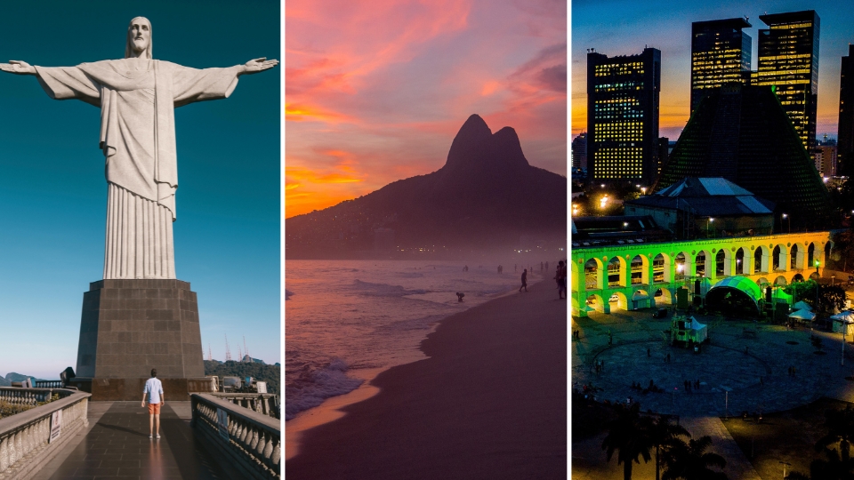 Tourism in Brazil 2025 Marks a New Era for High-End TravelTourism in Brazil 2025 Marks a New Era for High-End Travel (9) Collage showcasing tourism in Brazil with iconic views of Rio de Janeiro: Christ the Redeemer, Ipanema beach at sunset, and Lapa’s nightlife.