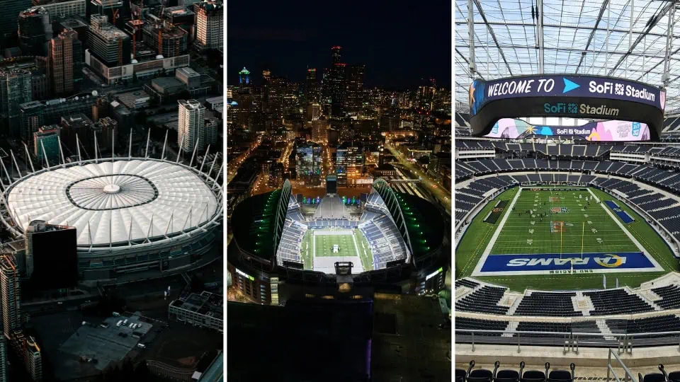 Tourism in Brazil 2025 Marks a New Era for High-End TravelTourism in Brazil 2025 Marks a New Era for High-End Travel Collage of BC Place in Vancouver, Lumen Field in Seattle, and SoFi Stadium in Los Angeles, representing the Western Corridor of the 2026 World Cup.