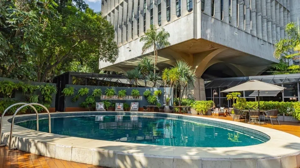 Tivoli Mofarrej hotel in Brazil, an upscale hotel located near Avenida Paulista with striking modern architecture.