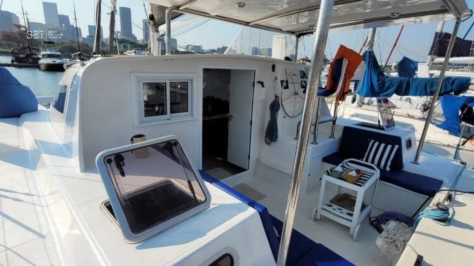 Explore Rio de Janeiro's coastline in style aboard the Catamaran 37'. With space for up to 18 guests, 4 cabins, and modern amenities, this 2022 vessel ensures an unforgettable adventure. Book now!