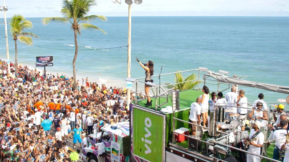 Carnival in Salvador Carnival in Salvador featuring a trio elétrico moving through the city as thousands celebrate to Afro-Brazilian rhythms